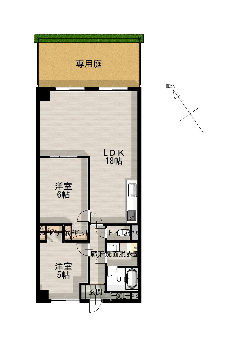 ユニオンハイツ土山平面図