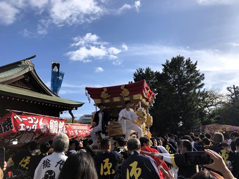 秋祭りの太鼓